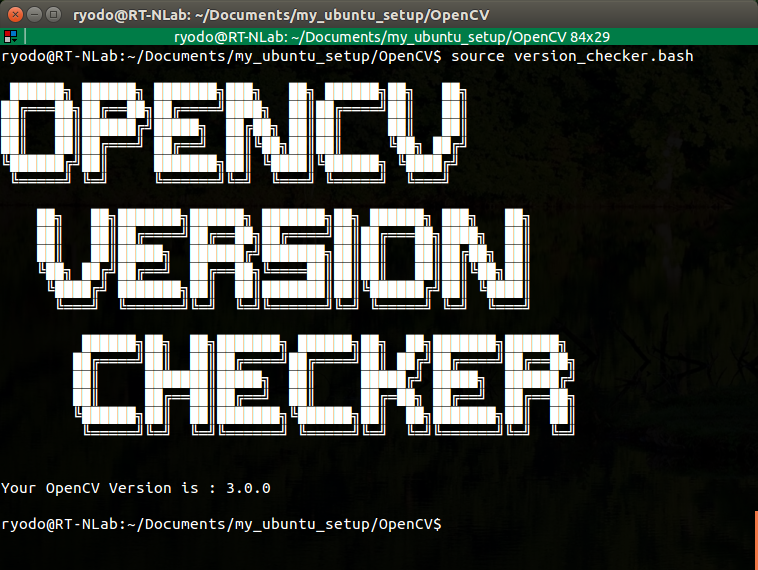 OpenCV Version Checker